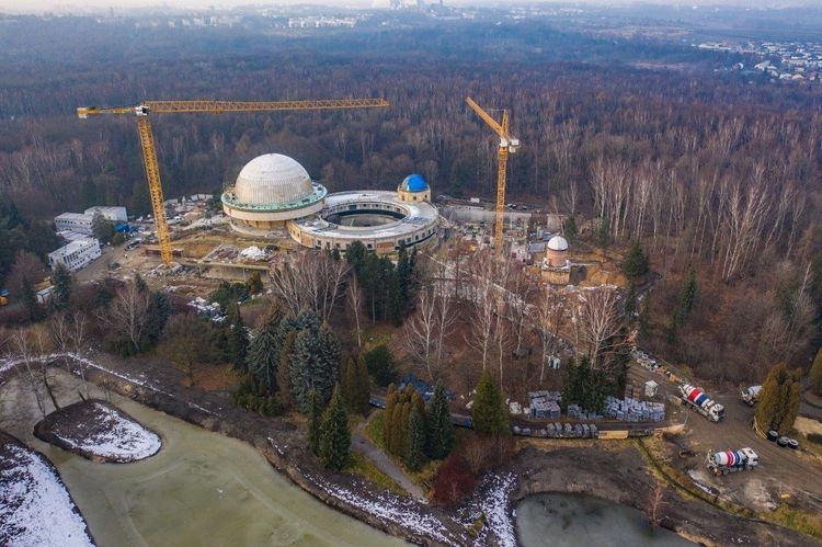 Budowa Planetarium Śląskiego nie zwalnia tempa, Budimex
