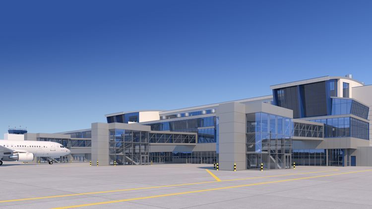 Katowice Airport: tak będzie wyglądał terminal B po rozbudowie, GTL
