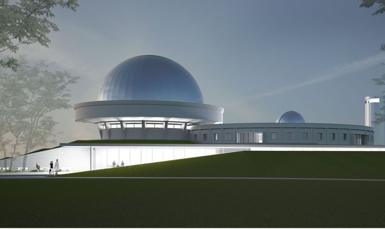 Planetarium z innej planety - zdjęcia, wizualizacje, Urząd Marszałkowski