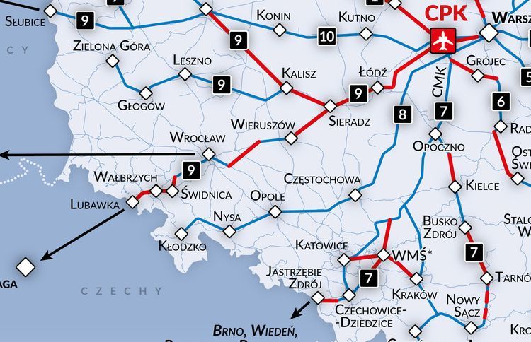 Szprycha nr 7 – skok w rozwoju kolei na Śląsku?, cpk