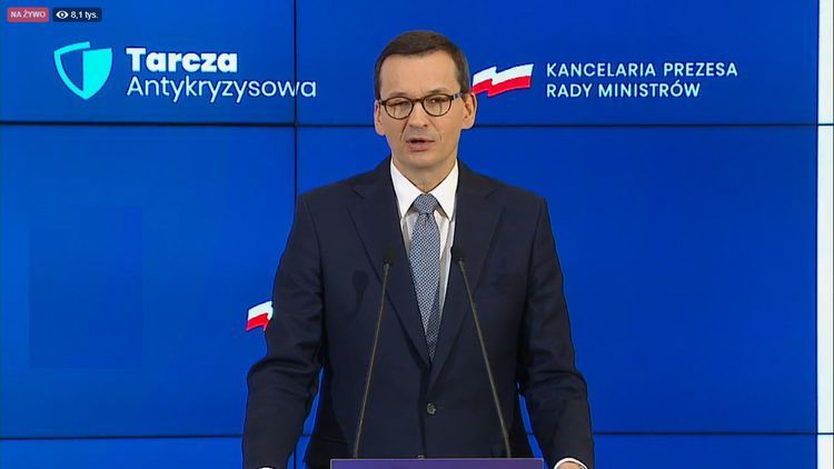 Premier zapowiada tarczę finansową dla firm. Pakiet za 100 mld zł, KPRM