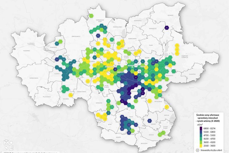 Katowice, Tychy, Gliwice – tu są najdroższe mieszkania w Metropolii. A najtańsze?, Info GZM