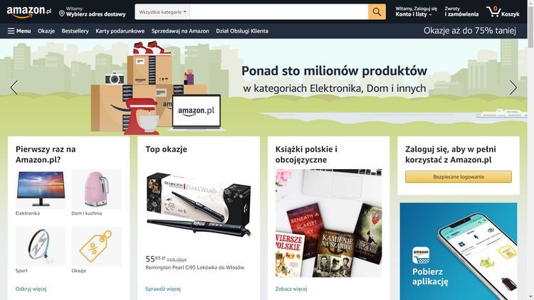 Polska wersja Amazona ruszyła we wtorek, 
