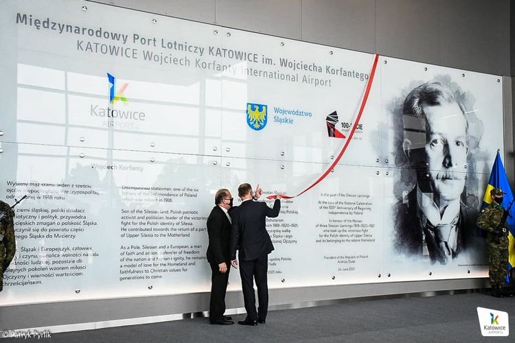 Wojciech Korfanty patronem lotniska w Pyrzowicach, Katowice Aiport