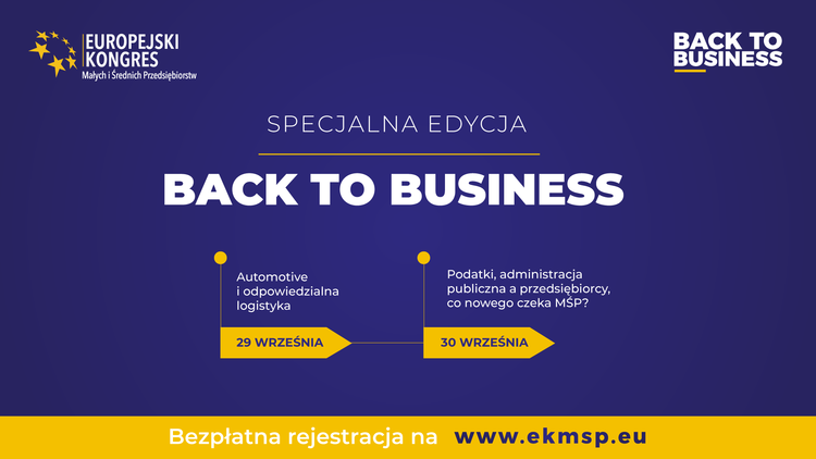 Polski Ład – co może dać MŚP? Czy zero-emisyjność się opłaca? Odpowiedzi podczas Europejskiego kongresu MŚP!, 