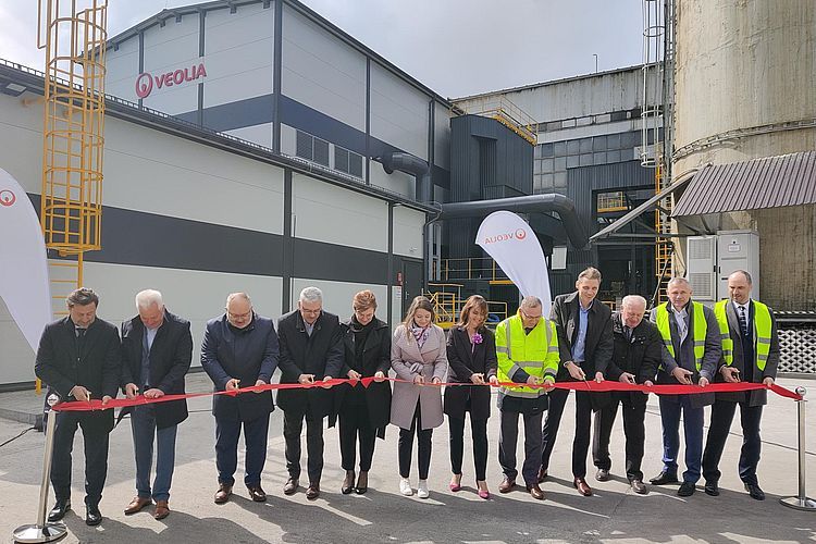 Biogaz z oczyszczalni ogrzeje Tarnowskie Góry. Veolia zainwestowała w kogenerację, materiały prasowe