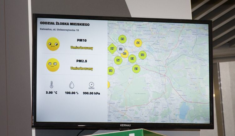 Katowice: czujniki powietrza założone. Największy system w Polsce, materiały prasowe