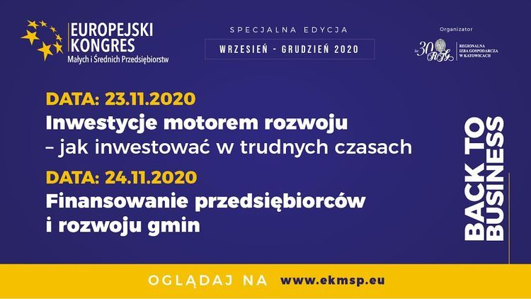 RIG:Finansowanie i inwestowanie  23-24.11.2020, RIG/ Katowice