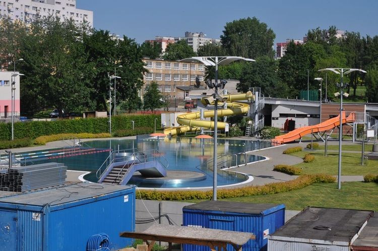 Kolejny aquapark w woj. śląskim pnie się w górę, UM Częstochowa