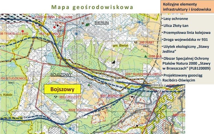 Kanał Śląski - zobaczcie mapy z przebiegiem wariantów, Państwowy Instytut Geologiczny - Państwowy Instytut Badawczy