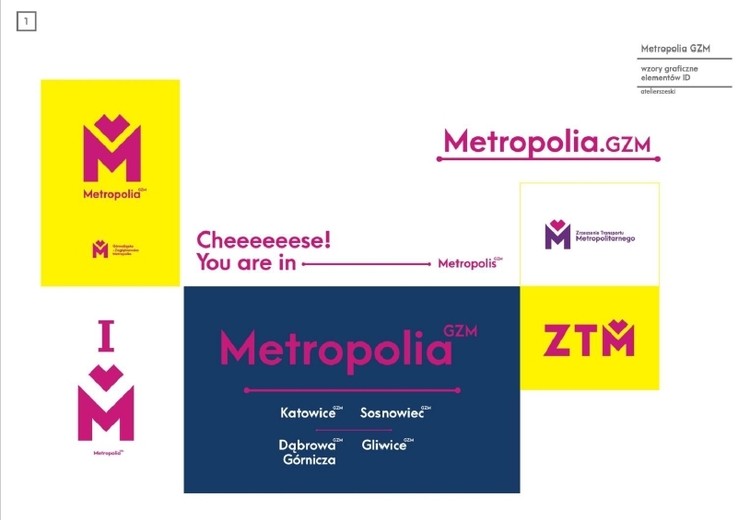 Tak wygląda logo Górnośląsko-Zagłębiowskiej Metropolii, Atelier Szewski Paweł Miszewski / GZM