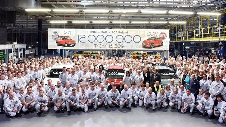 Z fabryki w Tychach zjechał samochód numer 12 000 000!, FCA Poland