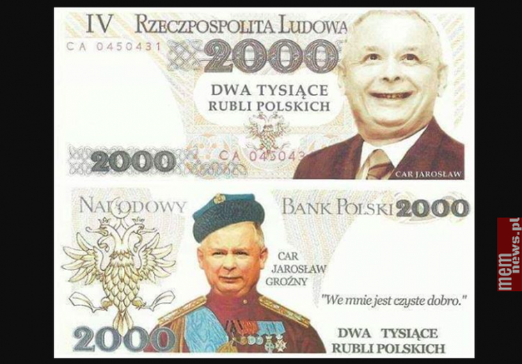 Internauci nie zawiedli - przygotowali memy-banknoty z braćmi Kaczyńskimi, redakcja