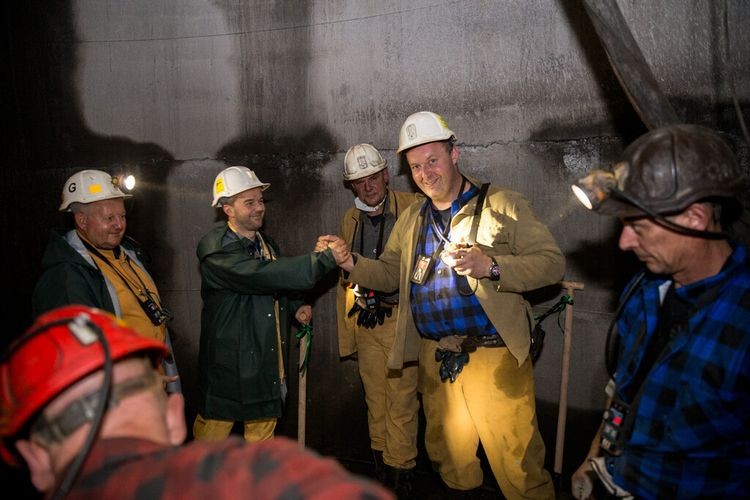 Cztery lata drążenia, kilometr głębokości – w kopalni JSW ukończono ważną inwestycję, Dawid Lach/JSW
