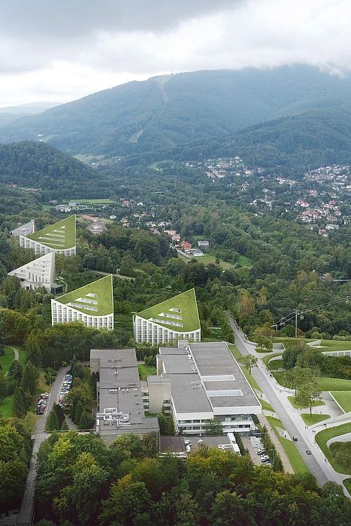 Piramidy znów będą perełkami. Sanatorium w Ustroniu czeka wielka przebudowa, KWK Promes, Franta Group