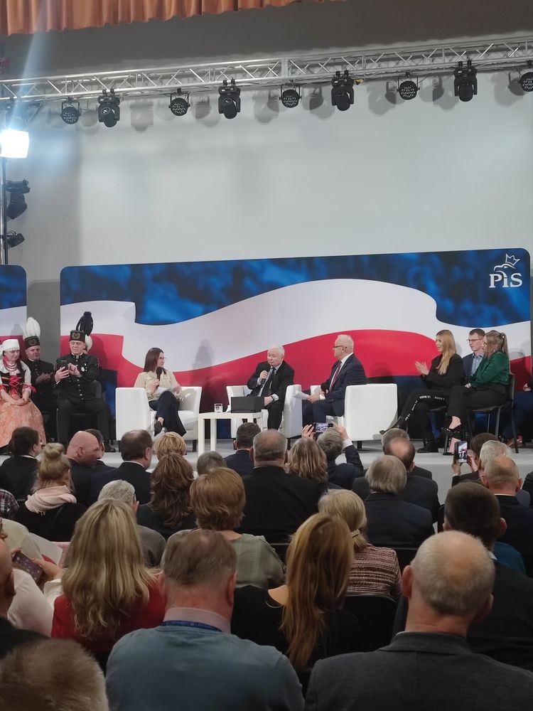 Wizyty prezesa PiS na Śląsku. Dziś Jarosław Kaczyński gościł w Katowicach i w Jastrzębiu-Zdroju, Kamil Budniok