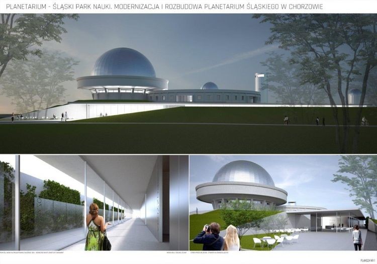 Planetarium z innej planety - zdjęcia, wizualizacje, Urząd Marszałkowski