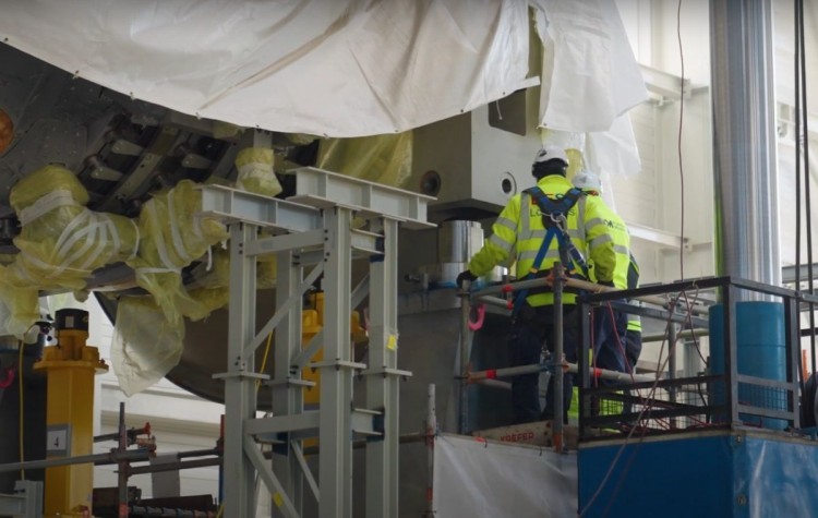 Rybnik: blisko 390-tonowa turbina gazowa zapewni prąd dla 2 mln odbiorców w Polsce, YouTube