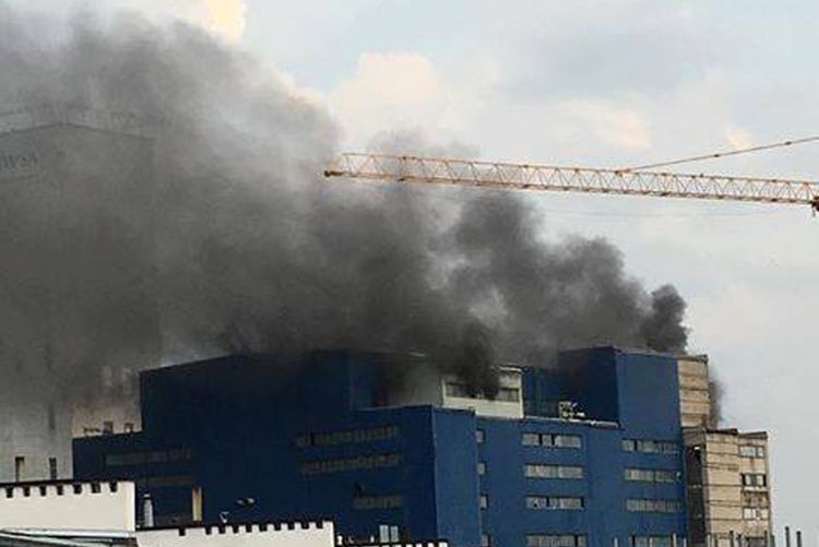 JSW: groźny pożar w kopalni Knurów-Szczygłowice. Ewakuowano załogę, zdjęcie czytelnika