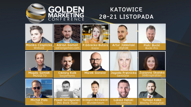 Największa konferencja marketingowa na Śląsku - Golden Marketing Conference po raz drugi w Katowicach!, materiały prasowe