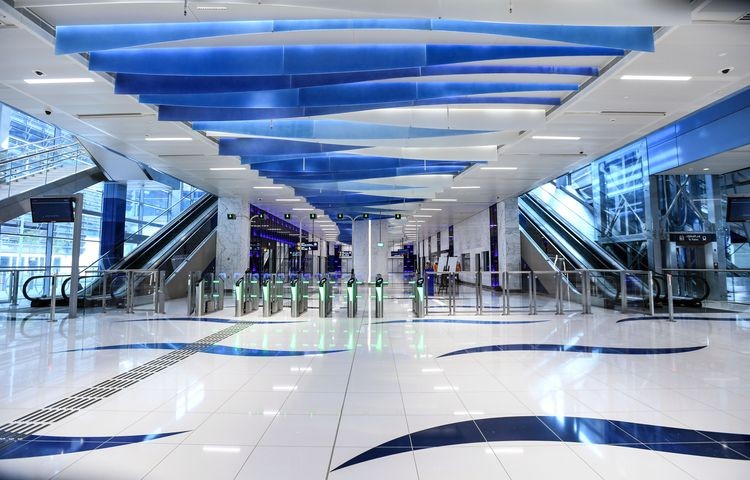 Chorzów: pociągi z Alstomu już obsługują metro w Dubaju, materiały prasowe