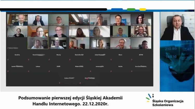 30 absolwentów pierwszej edycji Śląskiej Akademii Handlu Internetowego z tytułem eMarketing Manager, materiały prasowe