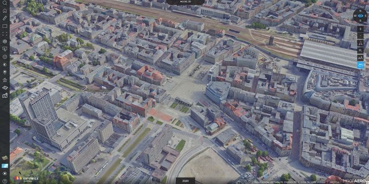 Katowice pierwszym miastem w Polsce w pełnym 3D, 
