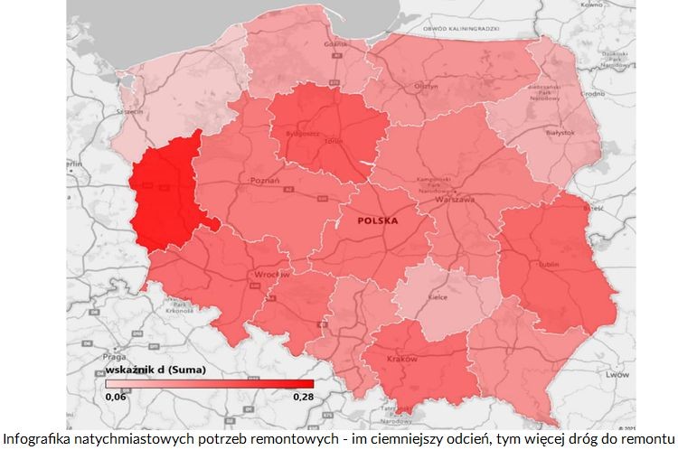 Pogarsza się stan dróg w woj. śląskim – GDDKiA publikuje raport, materiały prasowe