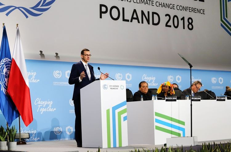 Morawiecki na COP24: Polska jednym z liderów powstrzymania globalnego ocieplenia, Śląski Urząd Wojewódzki