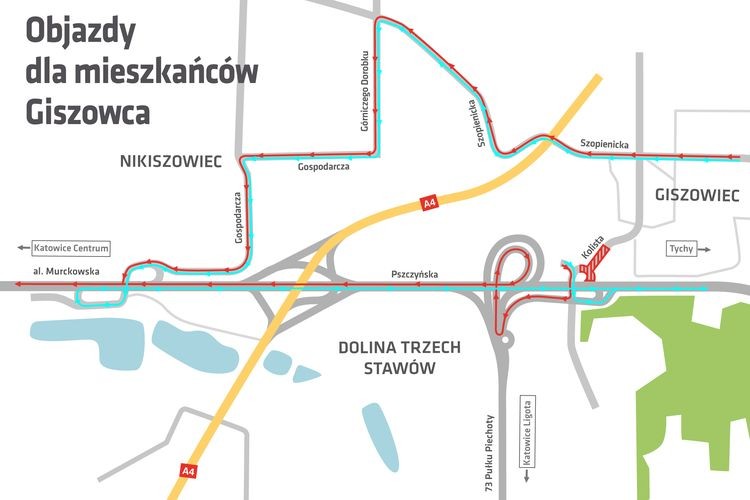 Katowice: prace w Giszowcu na finiszu. Inwestycja wkracza w kolejny etap, Materiały prasowe