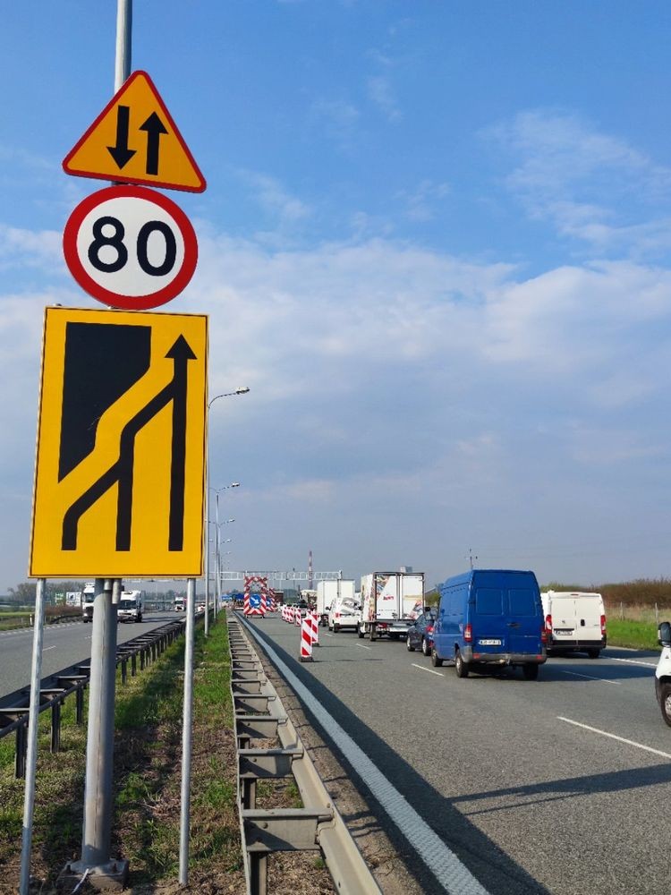 Uwaga, utrudnienia na autostradzie A1. Co się dzieje? (foto, wideo), GDDKiA