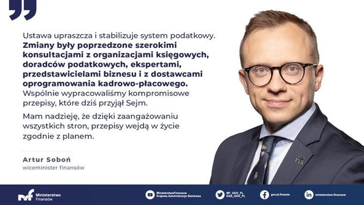 Polski Ład 2.0. stał się faktem. Sejm przyjął obniżkę PIT, Twitter/Ministerstwo Finansów