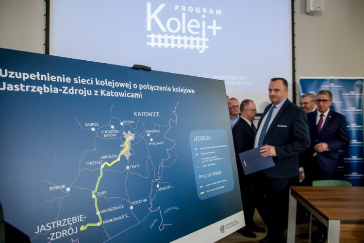 To sensowna alternatywa dla CPK. Komentarze po umowie na odbudowę kolei do Jastrzębia-Zdroju, Tomasz Raudner, Tomasz Żak/UMWS