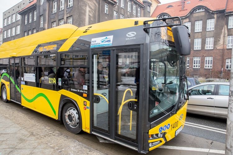 Katowice: pierwszy autobus elektryczny zaczął wozić pasażerów, UM Katowice