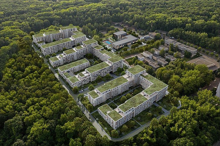 Nowe osiedle stanie przy Parku Śląskim – deweloper pokazał plany. Są kontrowersje, materiały prasowe