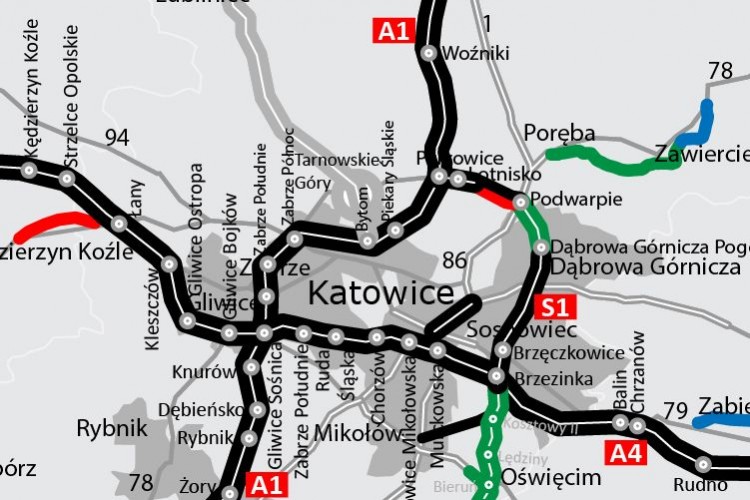 Firma z Katowic stworzy plan naprawy A1 Pyrzowice - Piekary Śl. Wygrała, choć była droższa, materiały prasowe