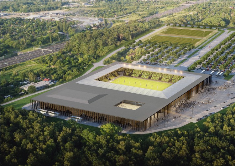 Nowy stadion w Katowicach zaczyna nabierać kształtów (wideo), UM Katowice