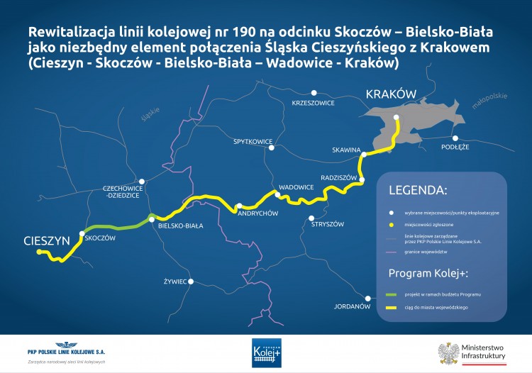 Po 14 latach wracają pociągi Bielsko-Biała - Skoczów. Umowa podpisana, Wikipedia.pl
