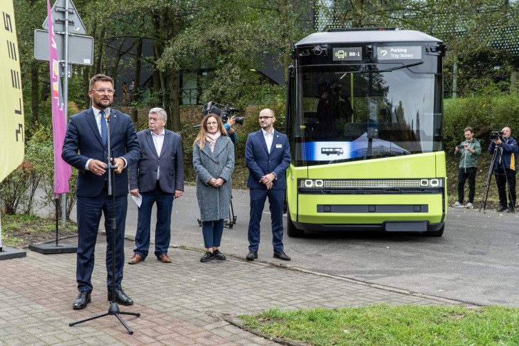 Autobus bez kierowcy. Katowice testują autonomiczne pojazdy, K. Kalkowski / UM Katowice