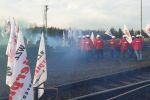 Związkowcy zablokowali Euroterminal w Sławkowie. 