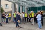 Zarząd Iza nam wybrała, prawie spółkę zaorała - trwa manifestacja przed siedzibą JSW, Redakcja TuJastrzębie.pl