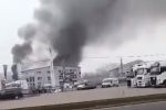 Ustroń: tragiczny pożar w serwisie ciężarówek. Nie żyje jeden z pracowników, Facebook/slaskcieszynski112