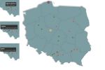 Trzy lokalizacje atomówki w Śląskiem! Powstała mapa elektrowni jądrowych w Polsce, Opracowanie własne (na podstawie materiałów Business Insider)
